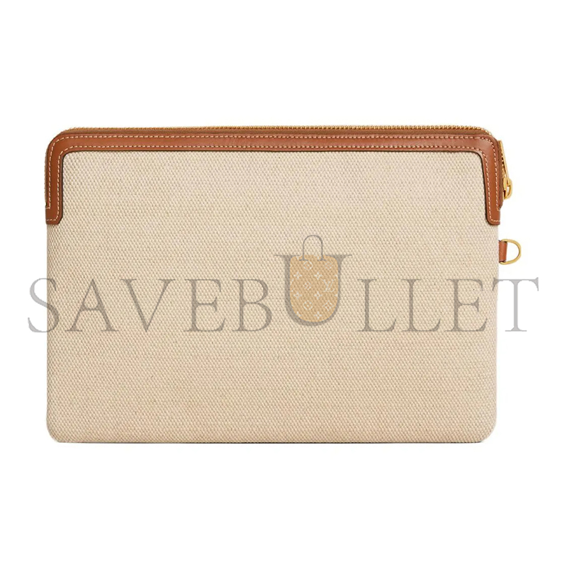 CELINE SMALL POUCH WITH STRAP CUIR TRIOMPHE 10J502EW1.02NT (25*17.5*1cm)